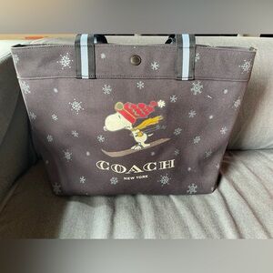 Coach Snoopy Tote Bag